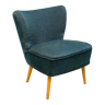 Midnight blue vintage cocktail chair