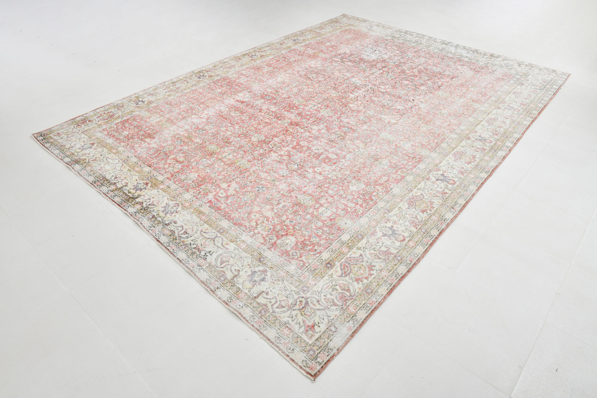 Tapis persan rouge pâle 8x12, 261x361cm