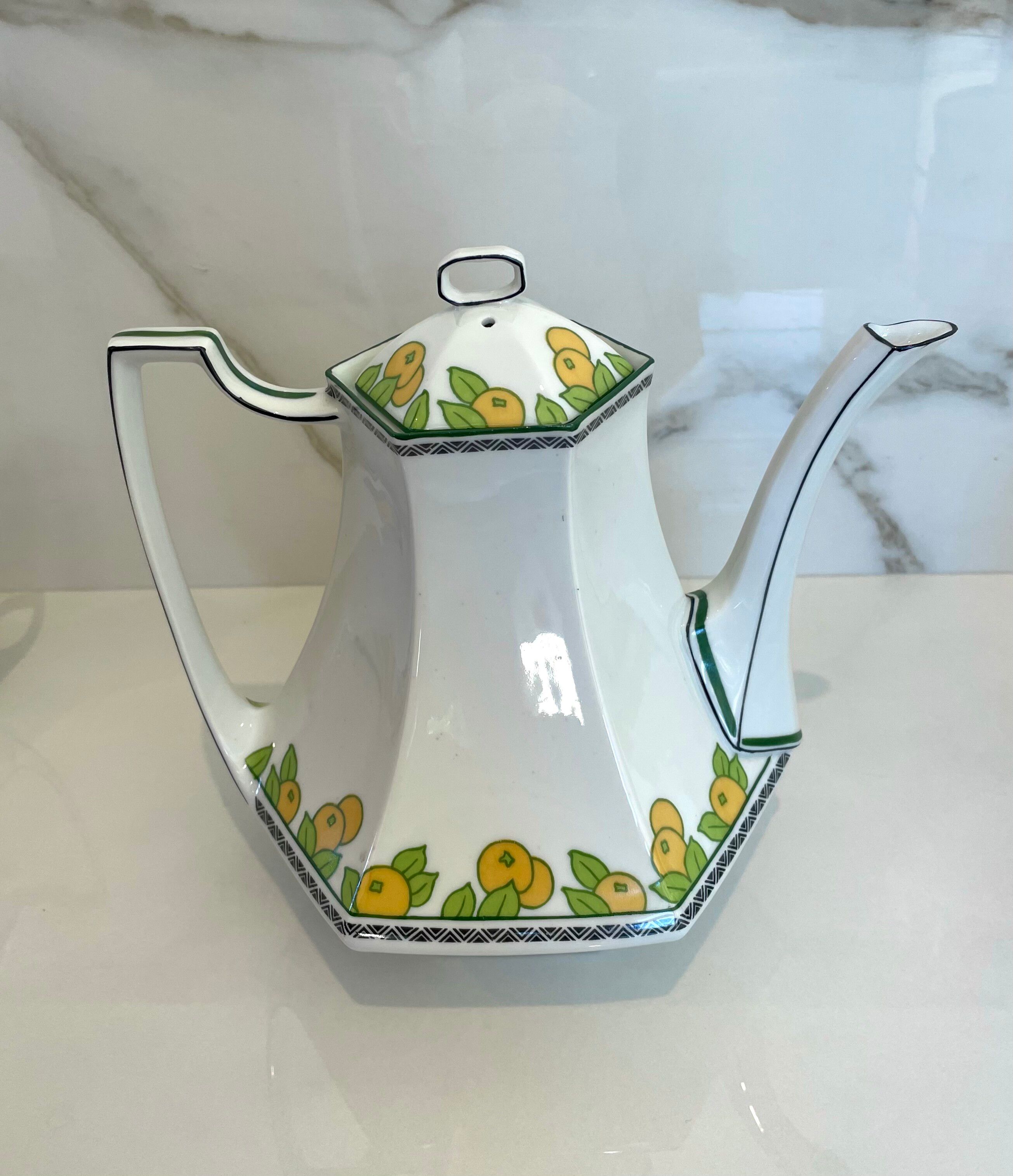 Art Deco tea service - Limoges Lanternier - 1920s 1930s
