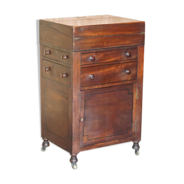 Victorian antique military writing desk