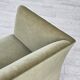 1970s, Danish 2-seater sofa, furniture velour, beech wood legs.