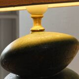 Ceramic pebble lamp by François Chatain