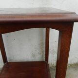 Side table with two trays