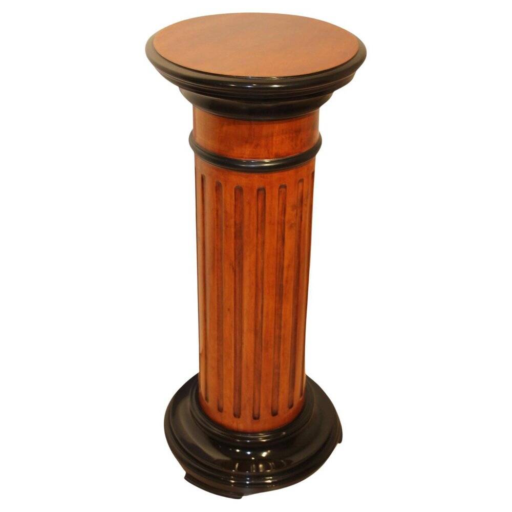 Neoclassical Rotating Pedestal in Beech Wood, Germany, 1920s