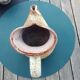 Old cider pitcher in varnished sandstone early 20th century