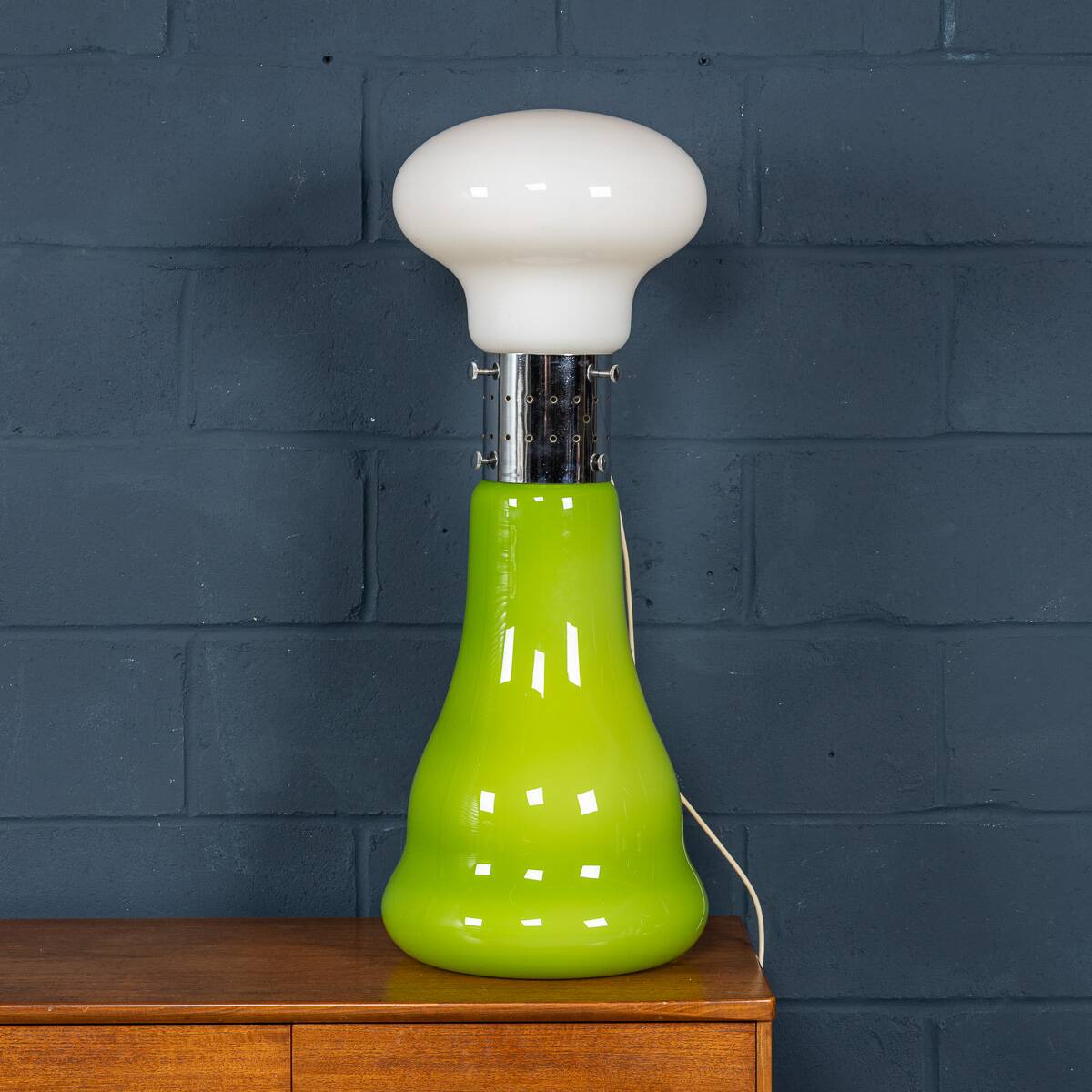 20thc italian "birillo" table / floor lamp by carlo nason for mazzega