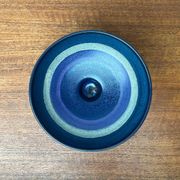 Vintage pottery candlestick from West Germany by KMK Keramik Manufaktur Kupfermühle, 1970s.