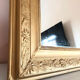 Miroir ancien fin XIXeme à fronton - 123x76cm