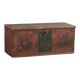Antique trunk with floral motifs (c.1920) #24