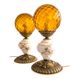 Set of French Hollywood Regency lamps