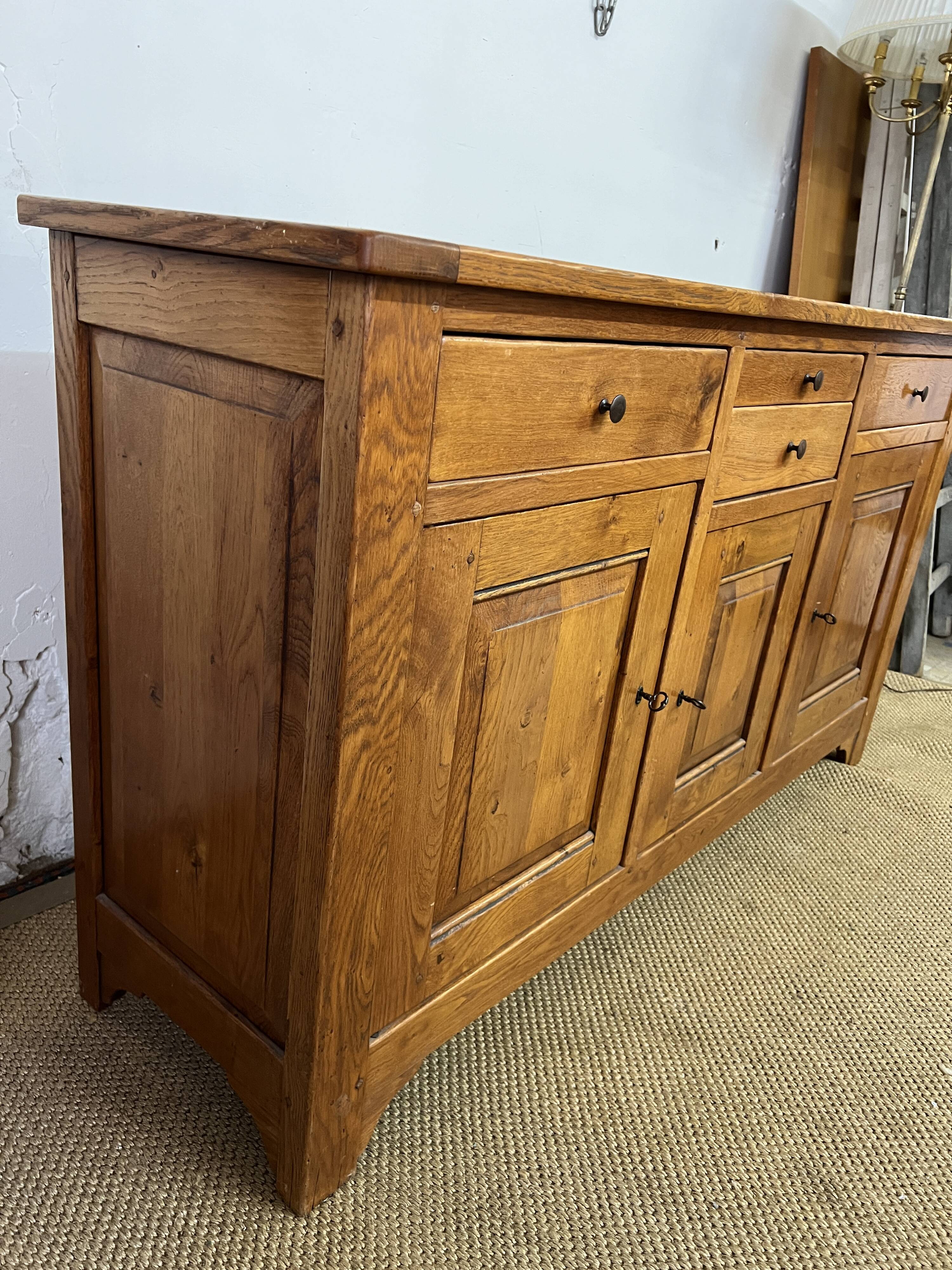 Solid wood sideboard