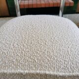 Paire de chaises traîneau vintages rénovées
