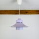 Scandinavian suspension lamp Horn 755 from the 1960s space age in mauve.