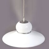Giant Guzzini plexi and chrome pendant light