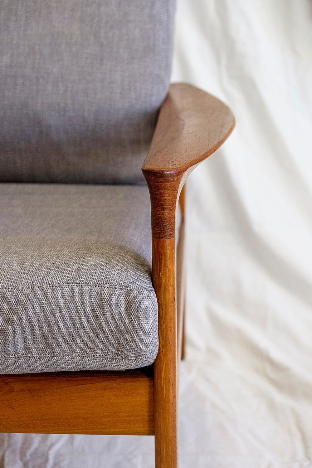 Teak lounge chair by Arne Wahl Iversen for Komfort Denmark, 1960s