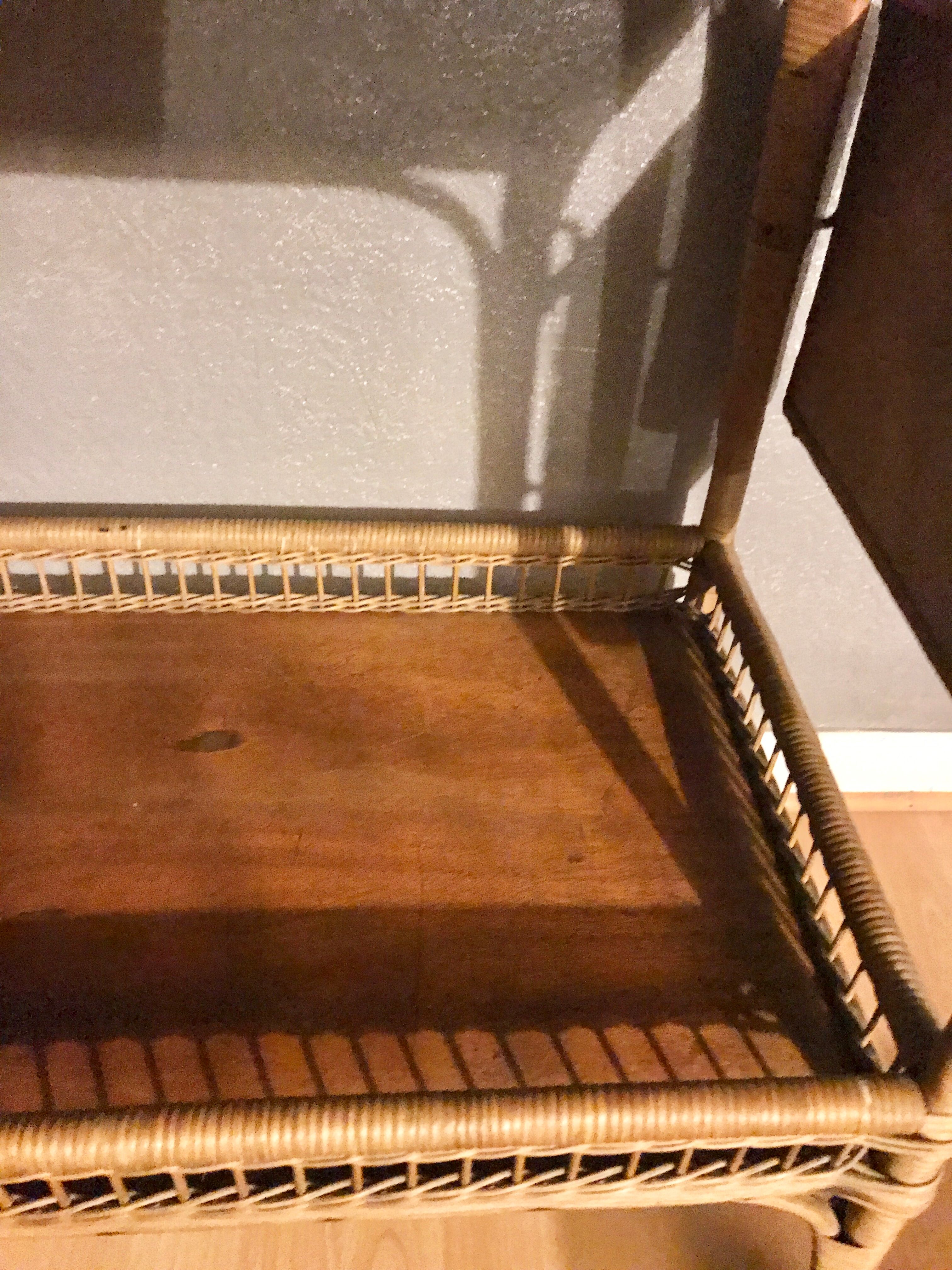 1950s rattan dessert