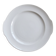 Vintage round white porcelain serving dish with handles.