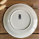 6 Digoin Sarreguemines dessert plates