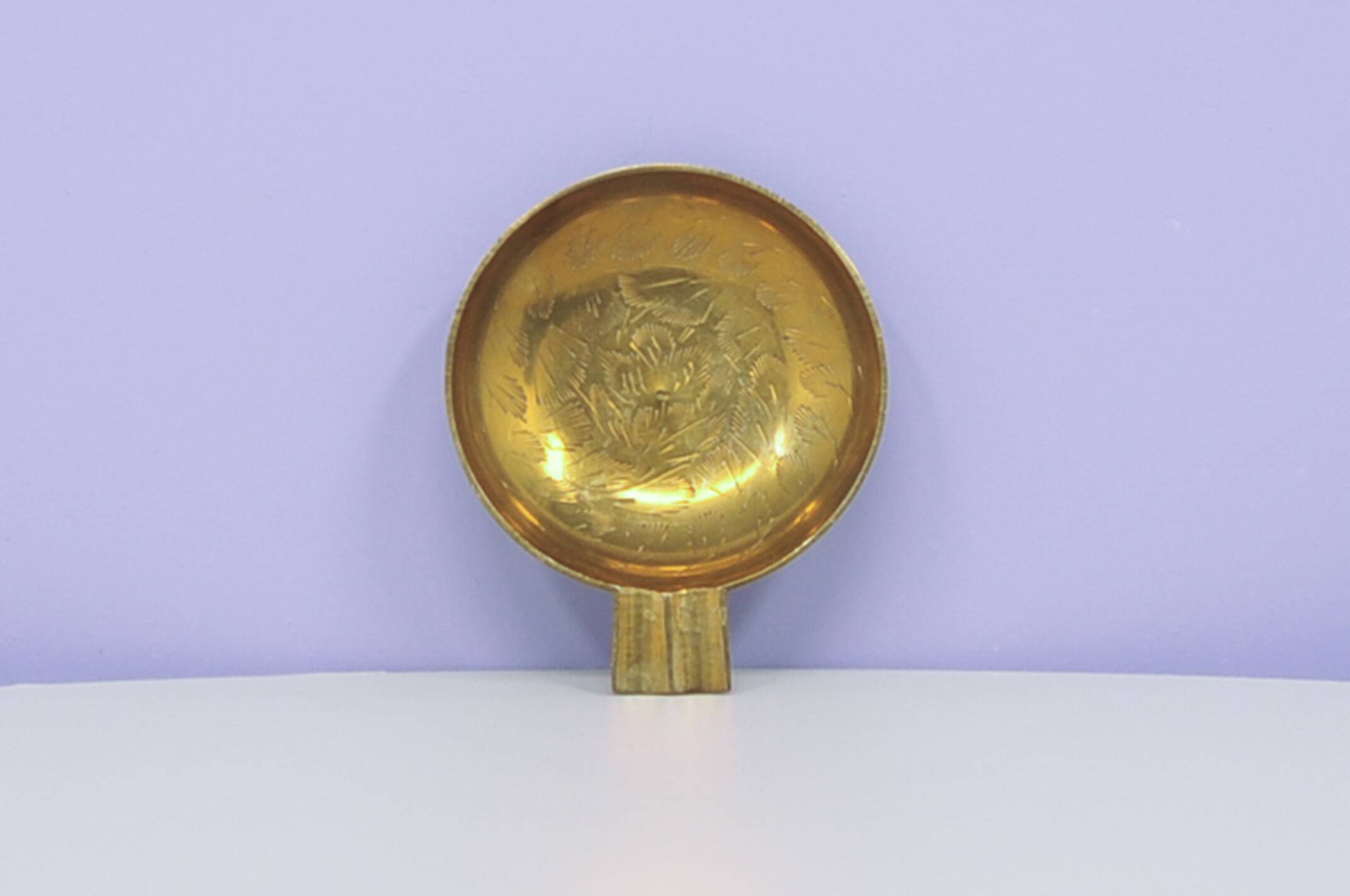 vintage brass ashtray bowl