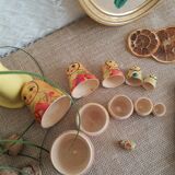 Set of 12 Russian nesting dolls - vintage