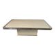 Coffee table and travertine