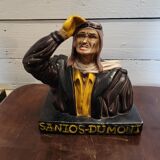 Plaster bust Aviator Sanios-Dumoni