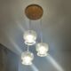 Suspension with three glass globes from the 1980s