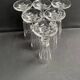 6 Baccarat/Saint Louis champagne flutes - 19th century