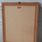 Mirror in wood and plaster painted art deco 30s