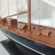 Large classic wooden pond sailboat model - Marine decor