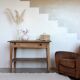Handmade recycled cotton rug - hand-woven - 90 x 150 cm
