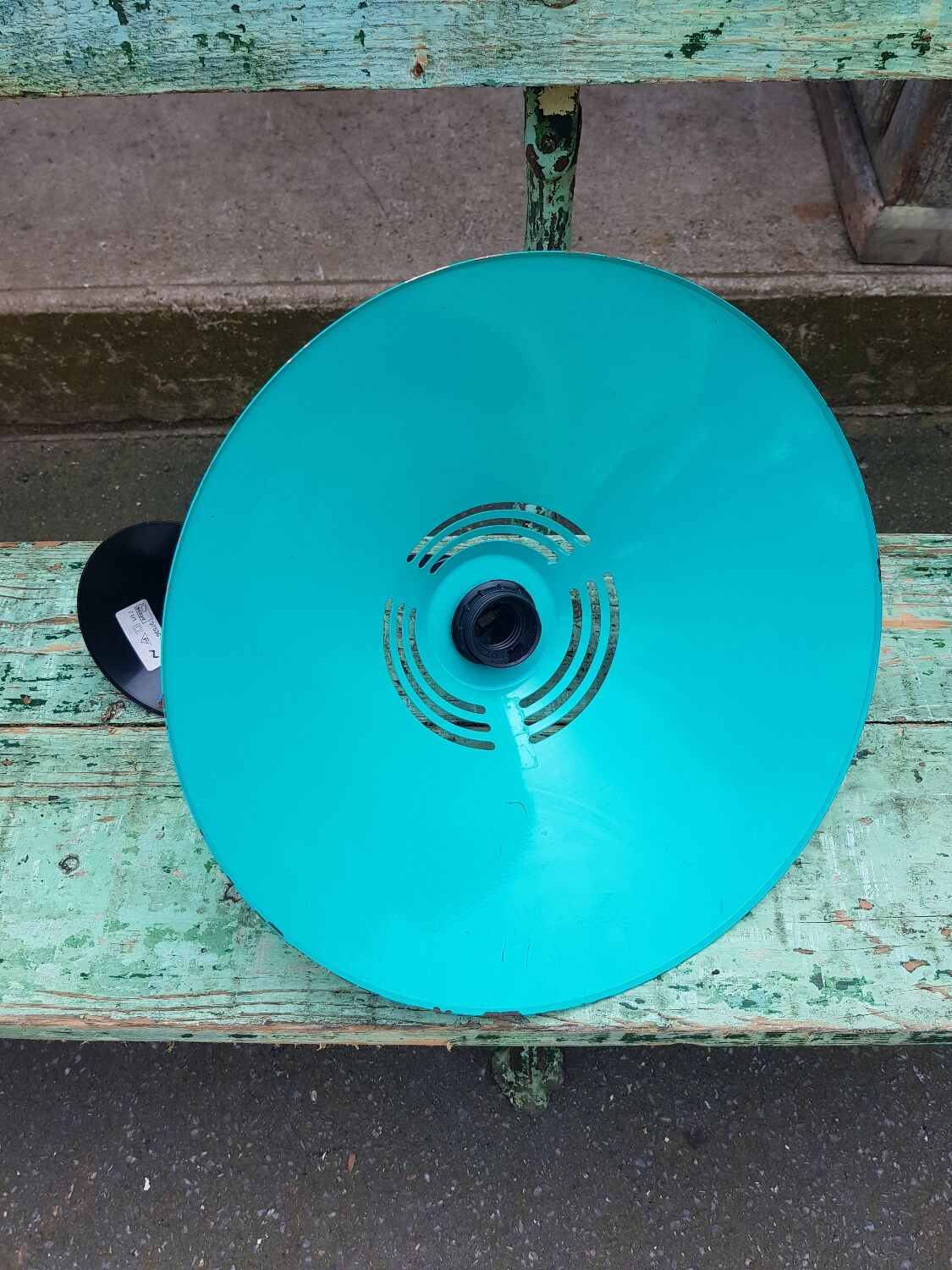 Postmodern pendant lamp Brilliant Leuchten 1980s green