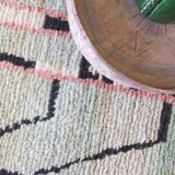 Mint Green Runner Rug - 295 x 82 cm