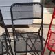 Set of 4 vintage metal folding chairs