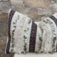 Housse de coussin Handira marocaine : Coussin berbère à sequins (60x40cm)
