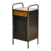 Table de chevet avec plateau en marbre, vers 1920