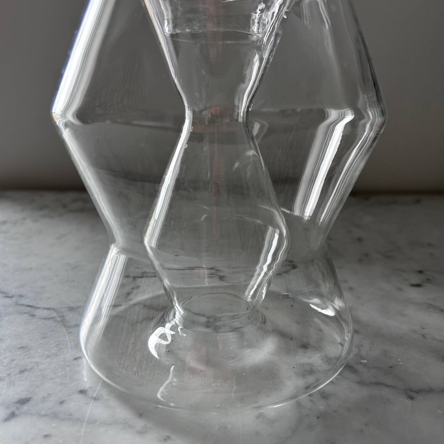 Habitat designer glass candle holder