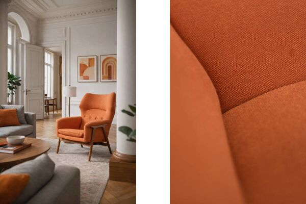 Fauteuil vintage Mid-Century Elm Wing Master par Thorbjörn Afdal pour Bruksbo