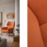 Vintage Mid-Century Elm Wing Master Chair by Thorbjörn Afdal for Bruksbo