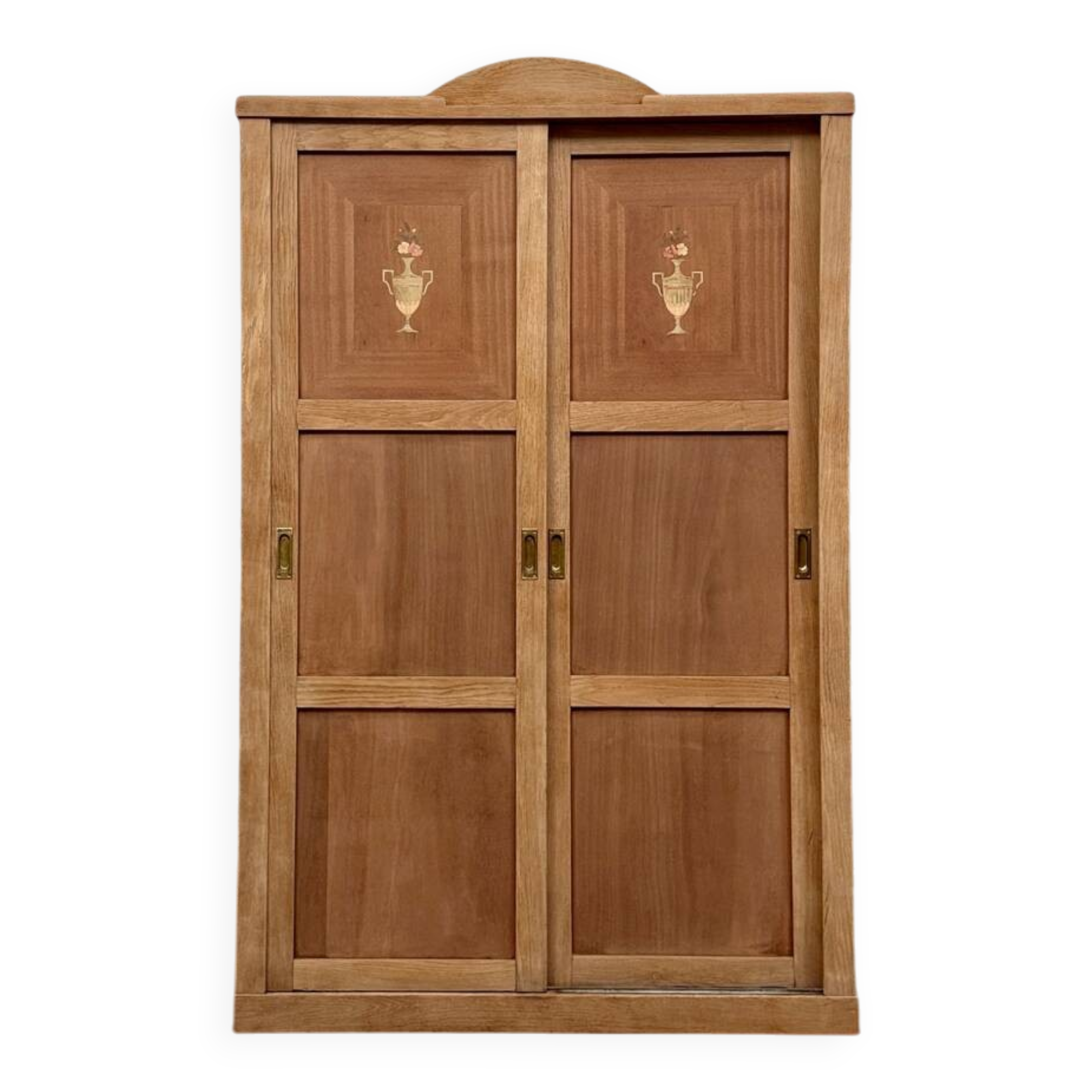 Large Art Deco wardrobe with sliding doors (renovated)