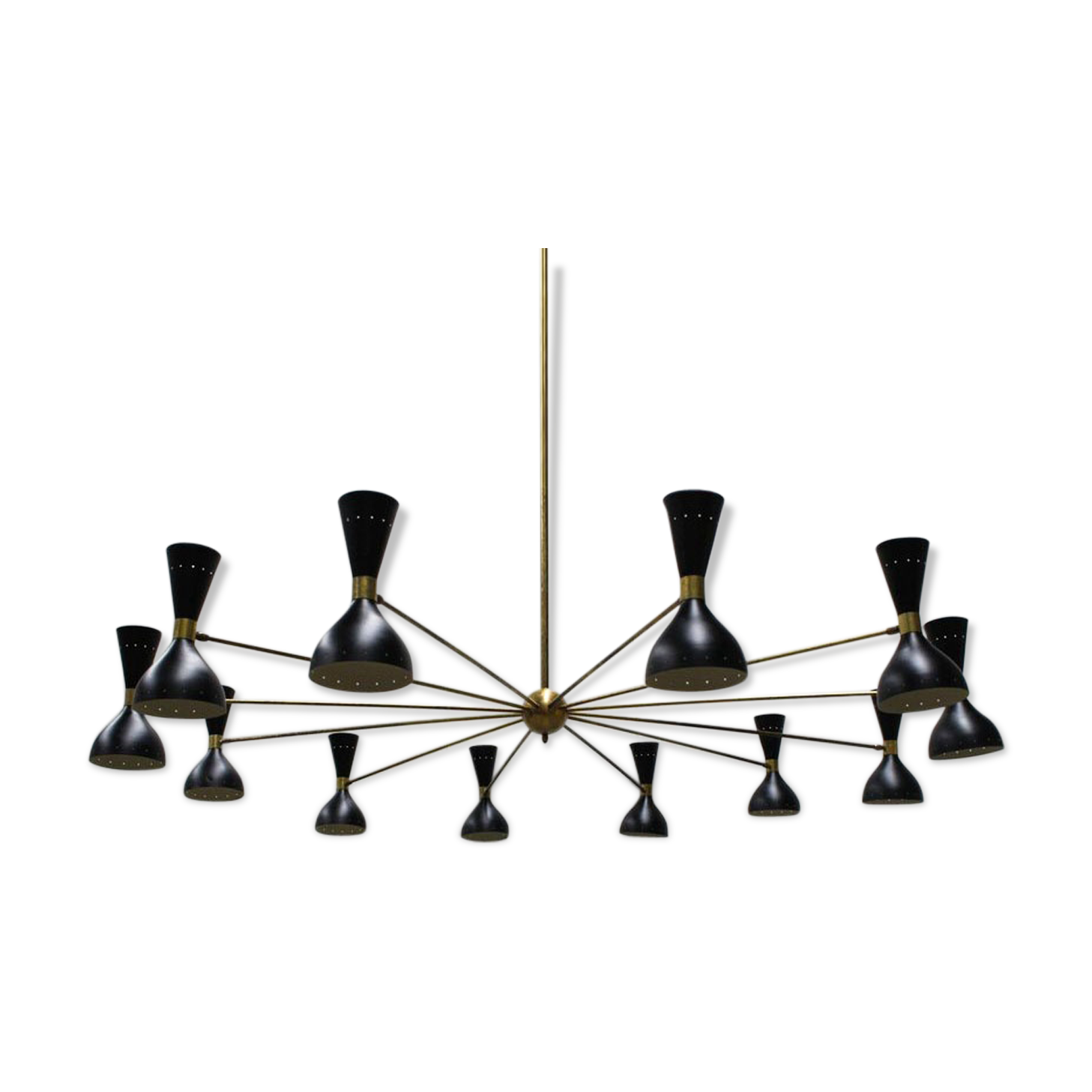 Very large chandelier Italian 24 lights Italian style years 50