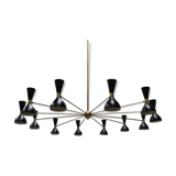 Very large chandelier Italian 24 lights Italian style years 50