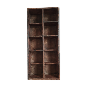 Industrial wooden wooden locker old workshop