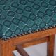 Art Deco Stool in Oak & Upholstery, Czech, 1930s