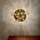 Set of 2 Amazing Golden Sputnik Wall or Flush Lamps by Cosack