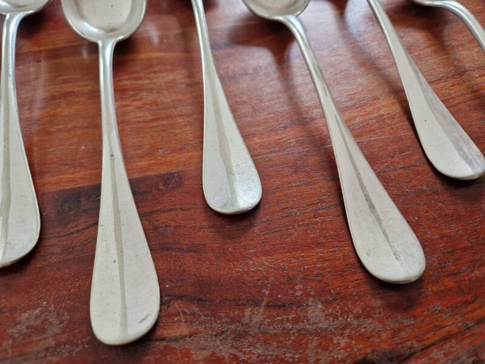 Christofle, Paris - Set of 11 table spoons - Fidélio model