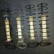 4 appliques murales fer style bougeoir rat de cave medieval