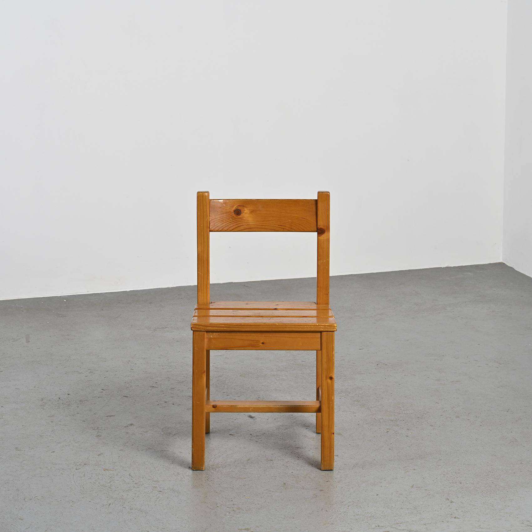 Set of four Maison Regain chairs, circa 1970