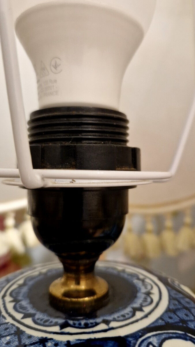 20th-century ceramic lamp