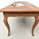 Grande table de ferme en merisier massif des années 1900
